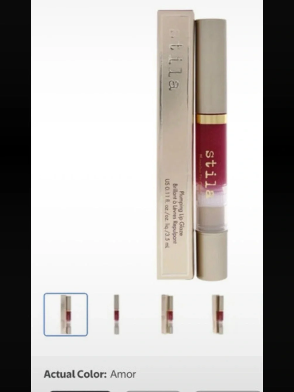 Stila Plumping Lip Glaze- “Amor”